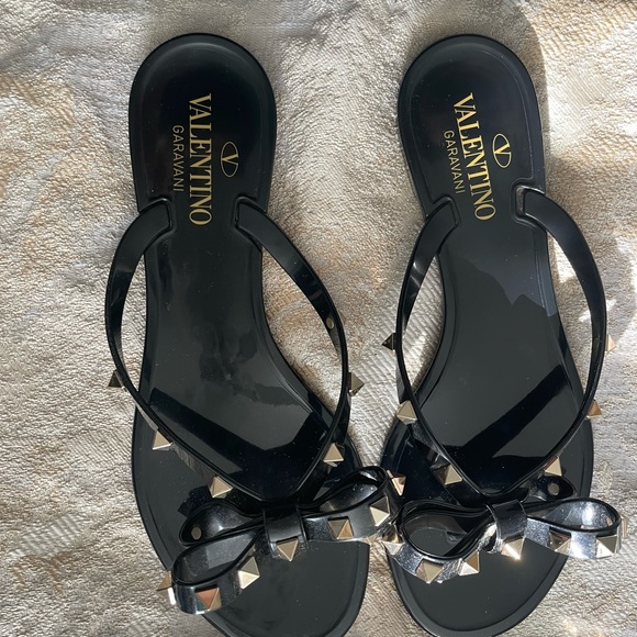 Authentic designer Black jelly sandals